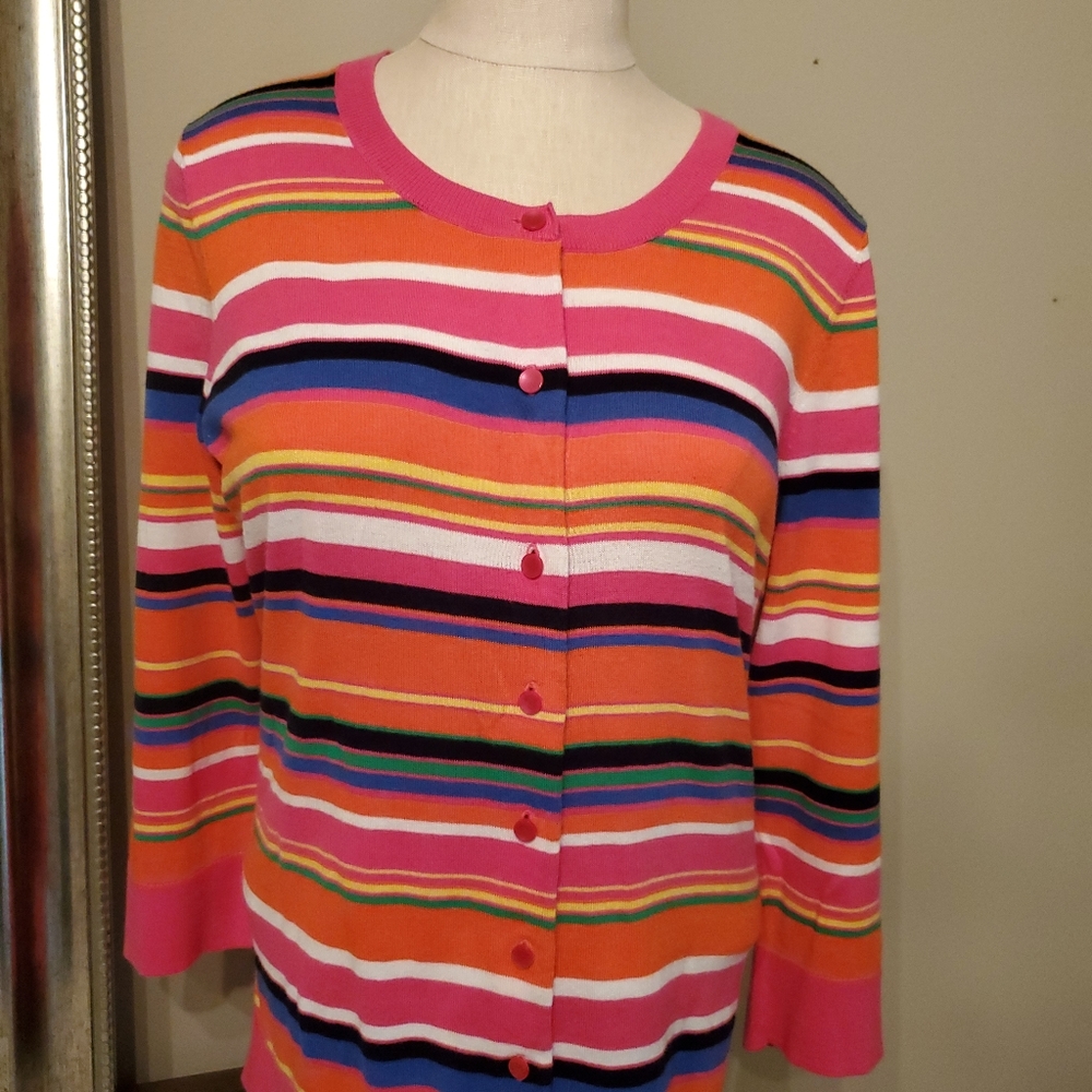 Talbots 3/4 sleeve cardigan.